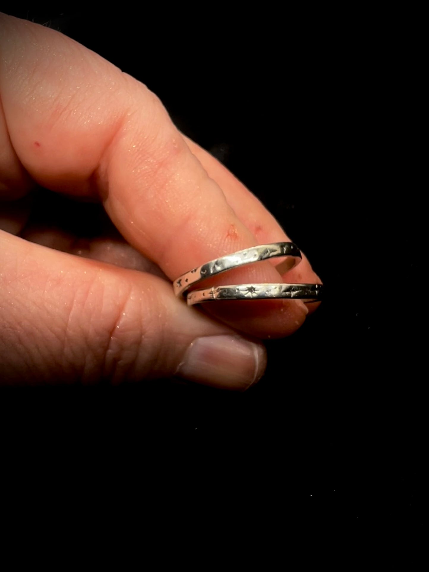 Hand Carved Star Band