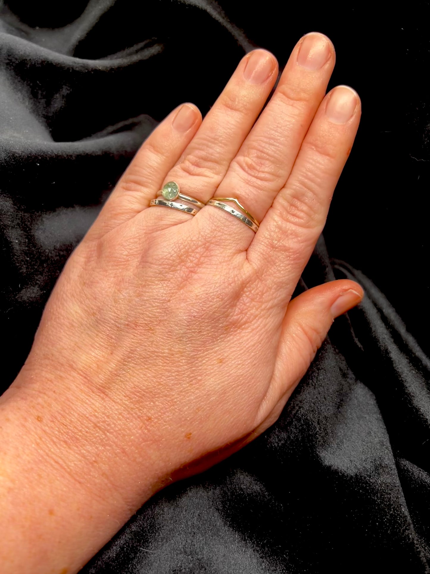 Hand Carved Star Band