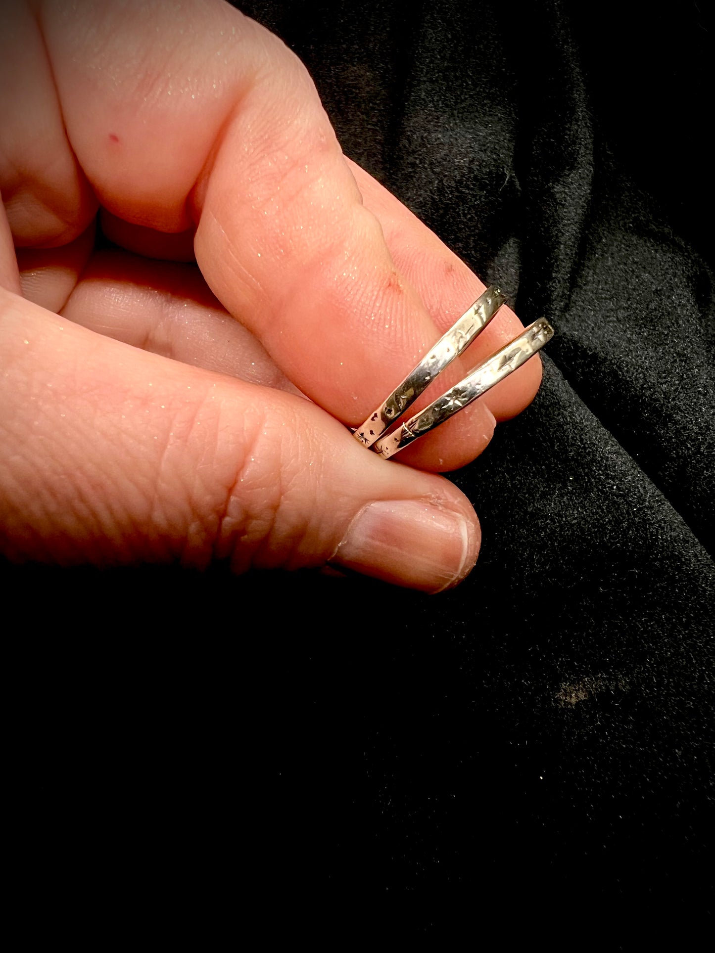 Hand Carved Star Band