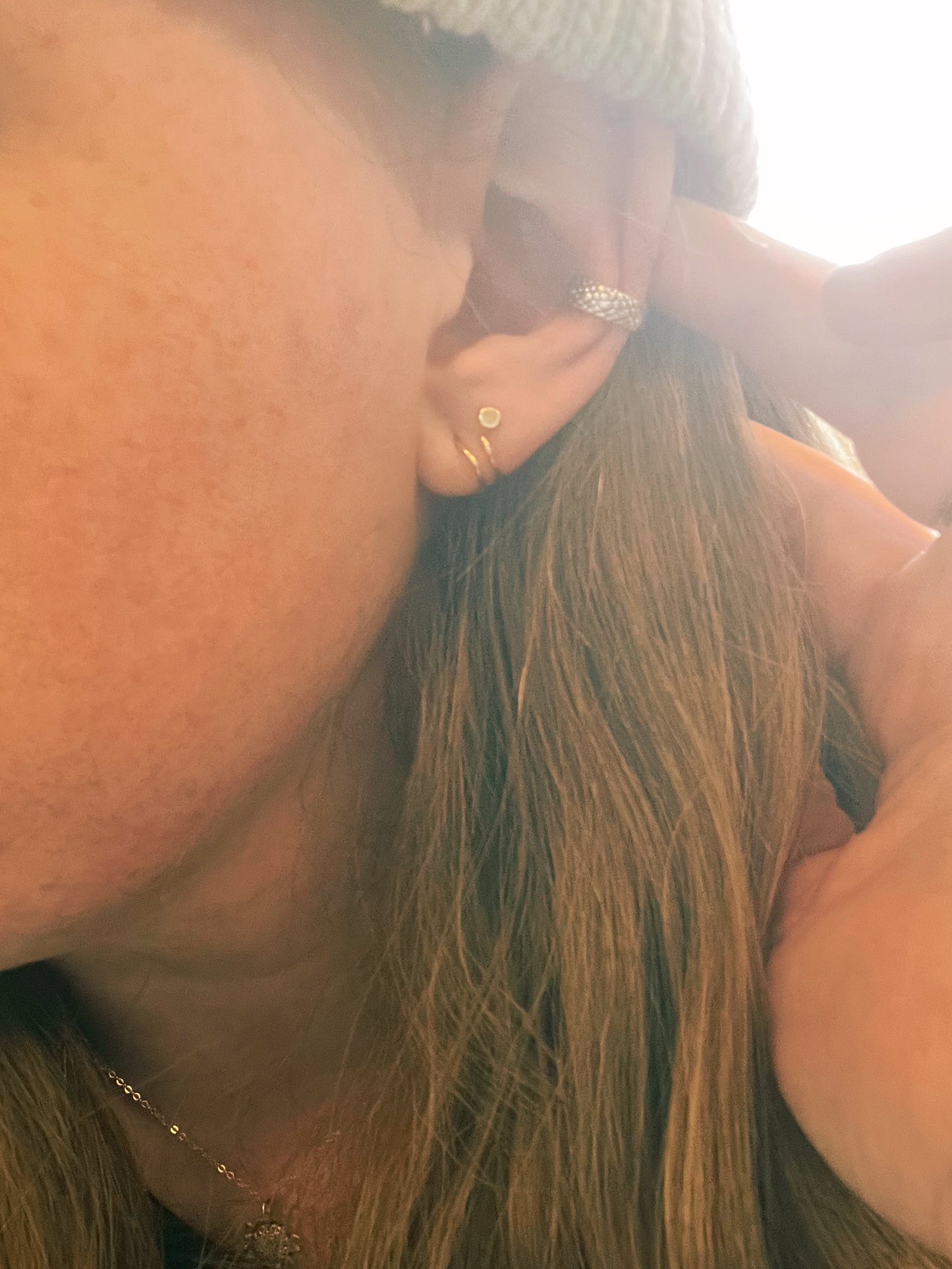 Sterling Silver Snake Scale Ear Cuff